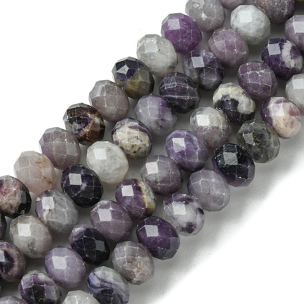 PandaHall Natural Sugilite Beads Strands, Faceted, Rondelle, 7.5~8x5.5~6mm, Hole: 0.8mm, about 73pcs/strand, 15.94''(40.5cm) Sugilite...
PandaHall Natural Sugilite Beads Strands, Faceted, Rondelle, 7.5~8x5.5~6mm, Hole: 0.8mm, about 73pcs/strand, 15.94''(40.5cm) Sugilite...