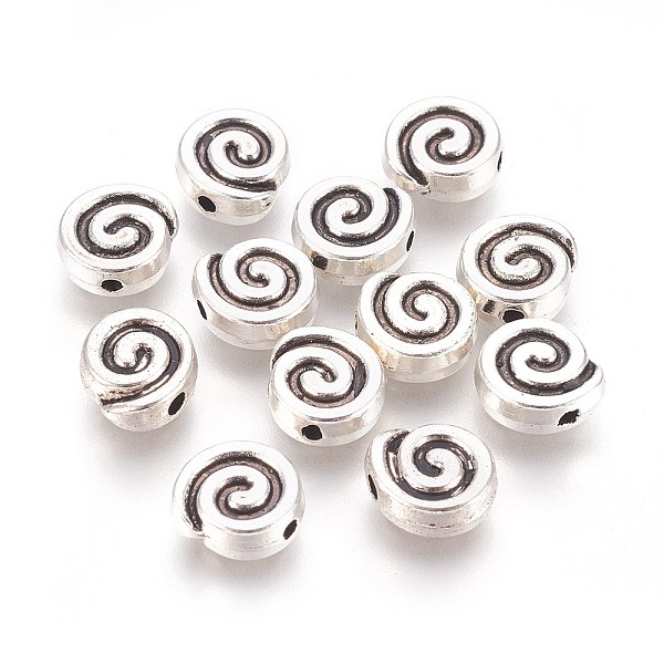 PandaHall Tibetan Style Alloy Beads, Antique Silver, Lead Free & Cadmium Free & Nickel Free, 9x8x3.5mm, Hole: 2mm Alloy Flat Round
PandaHall Tibetan Style Alloy Beads, Antique Silver, Lead Free & Cadmium Free & Nickel Free, 9x8x3.5mm, Hole: 2mm Alloy Flat Round