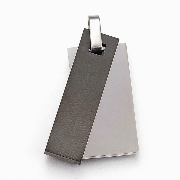 PandaHall 304 Stainless Steel Split Pendants, Rectangle with Map Pattern, Gunmetal & Stainless Steel Color, 35x16x4mm, Hole: 4x6mm 304...
PandaHall 304 Stainless Steel Split Pendants, Rectangle with Map Pattern, Gunmetal & Stainless Steel Color, 35x16x4mm, Hole: 4x6mm 304...