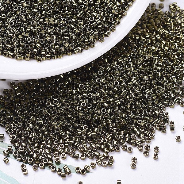 PandaHall MIYUKI Delica Beads, Cylinder, Japanese Seed Beads, 11/0, (DB0456) Galvanized Olive, 1.3x1.6mm, Hole: 0.8mm, about 2000pcs/10g..., Green
PandaHall MIYUKI Delica Beads, Cylinder, Japanese Seed Beads, 11/0, (DB0456) Galvanized Olive, 1.3x1.6mm, Hole: 0.8mm, about 2000pcs/10g..., Green