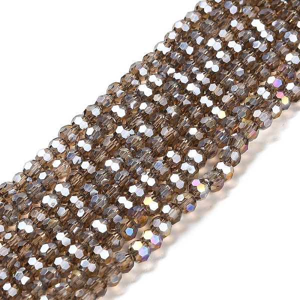 PandaHall Transparent Glass Beads, 32 Facets, AB Color Plated, Round, Dark Khaki, 4.5x4mm, Hole: 1mm, about 87~93pcs/strand, 32~33cm Glass...
PandaHall Transparent Glass Beads, 32 Facets, AB Color Plated, Round, Dark Khaki, 4.5x4mm, Hole: 1mm, about 87~93pcs/strand, 32~33cm Glass...