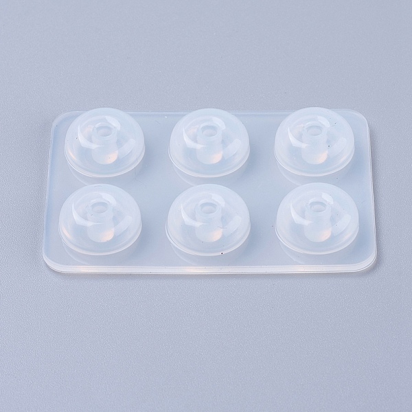 PandaHall Silicone Bead Molds, Resin Casting Molds, For UV Resin, Epoxy Resin Jewelry Making, Round, White, 6.1x4.1x0.7cm, Hole: 5mm, Inner...
PandaHall Silicone Bead Molds, Resin Casting Molds, For UV Resin, Epoxy Resin Jewelry Making, Round, White, 6.1x4.1x0.7cm, Hole: 5mm, Inner...