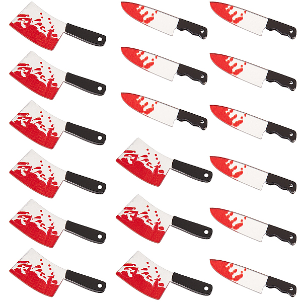 PandaHall SUNNYCLUE 20Pcs 2 Styles Halloween Printed Opaque Acrylic Pendants, Knife, Tool, 45x9.5x4mm, Hole: 1.8mm, 10pcs/style Acrylic Tool
PandaHall SUNNYCLUE 20Pcs 2 Styles Halloween Printed Opaque Acrylic Pendants, Knife, Tool, 45x9.5x4mm, Hole: 1.8mm, 10pcs/style Acrylic Tool