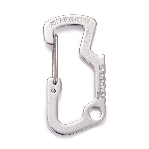 PandaHall 202 Stainless Steel Key Clasps, Stainless Steel Color, 67x32x9mm, Hole: 6x6.5mm 202 Stainless Steel Others
PandaHall 202 Stainless Steel Key Clasps, Stainless Steel Color, 67x32x9mm, Hole: 6x6.5mm 202 Stainless Steel Others