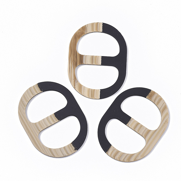 PandaHall Rubberized Style Acrylic Slide Buckles, Webbing Belts Buckles, Clothing Decorations, Oval, Black, 71.5x53x3.5mm Acrylic Oval Black
PandaHall Rubberized Style Acrylic Slide Buckles, Webbing Belts Buckles, Clothing Decorations, Oval, Black, 71.5x53x3.5mm Acrylic Oval Black