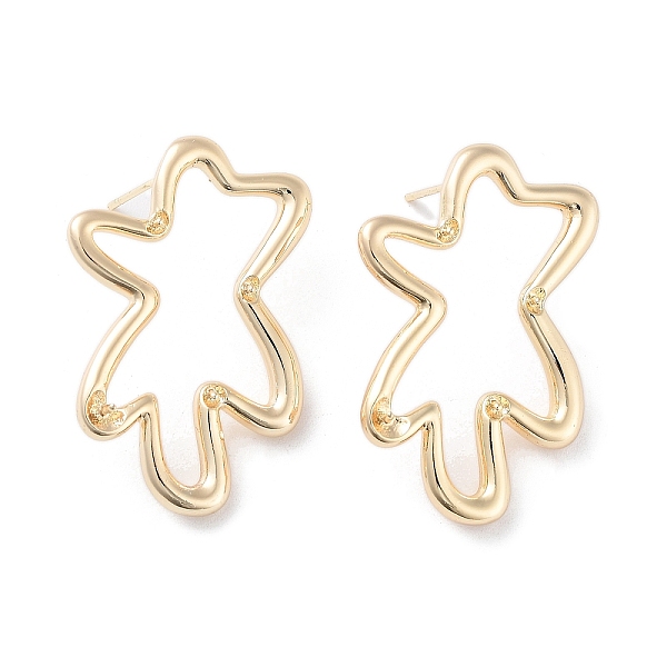 PandaHall Brass Stud Earring Findings, Flower, for Half Drilled Beads, Real 18K Gold Plated, 36x24mm, Pin: 0.7mm and 11.5x0.7mm. Brass...
PandaHall Brass Stud Earring Findings, Flower, for Half Drilled Beads, Real 18K Gold Plated, 36x24mm, Pin: 0.7mm and 11.5x0.7mm. Brass...