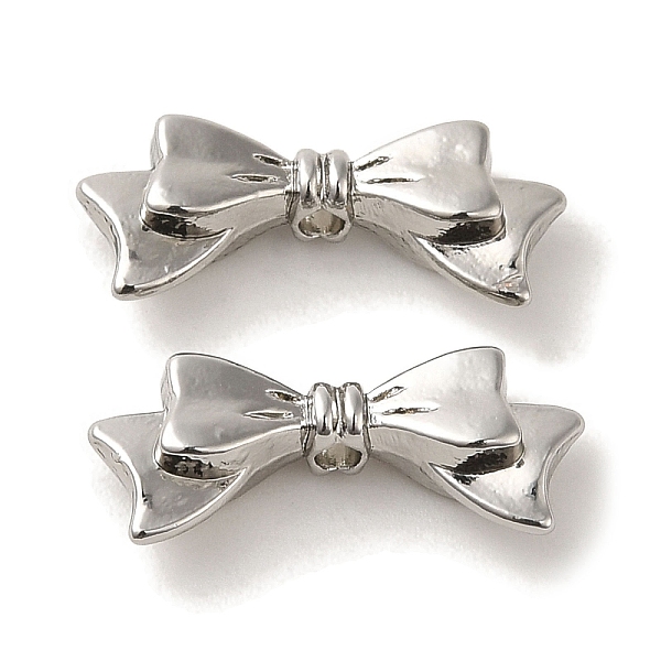 PandaHall Rack Plating Alloy Beads, Cadmium Free & Nickel Free & Lead Free, Bowknot, Platinum, 7.5x19.5x4.5mm, Hole: 1.8mm Alloy Bowknot
PandaHall Rack Plating Alloy Beads, Cadmium Free & Nickel Free & Lead Free, Bowknot, Platinum, 7.5x19.5x4.5mm, Hole: 1.8mm Alloy Bowknot
