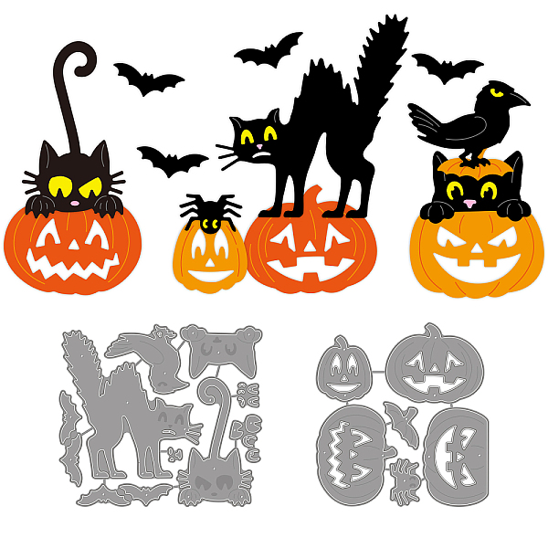 PandaHall GLOBLELAND 2Set 14Pcs Happy Halloween Cutting Dies for DIY Scrapbooking Metal Halloween Cat Pumpkin Die Cuts Embossing Stencils...
PandaHall GLOBLELAND 2Set 14Pcs Happy Halloween Cutting Dies for DIY Scrapbooking Metal Halloween Cat Pumpkin Die Cuts Embossing Stencils...