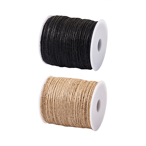 PandaHall Craftdady 2Roll 2 Colors Earthy Colored Jute Cord, Jute String, Jute Twine, 3-Ply, for DIY Macrame Crafting, Mixed Color, 2mm..., Multicolor
PandaHall Craftdady 2Roll 2 Colors Earthy Colored Jute Cord, Jute String, Jute Twine, 3-Ply, for DIY Macrame Crafting, Mixed Color, 2mm..., Multicolor