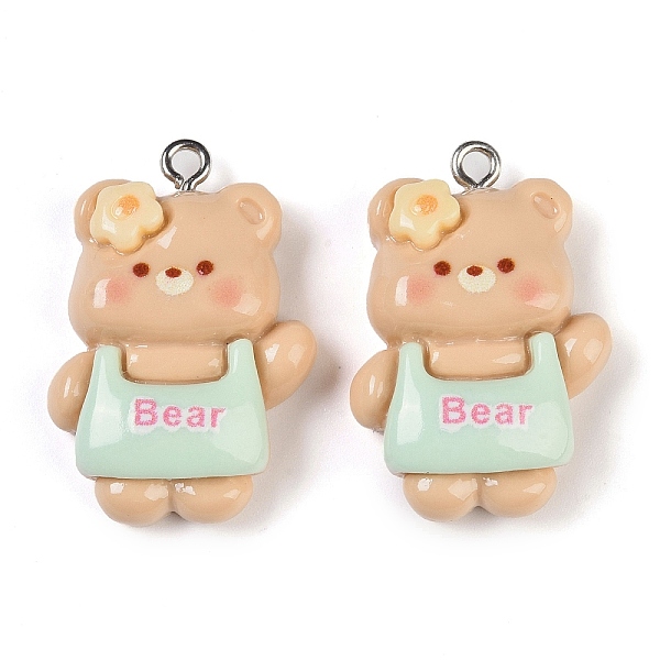 PandaHall Bear Resin Pendants, with Platinum Iron Loops, BurlyWood, 29x20x7.5mm, Hole: 2mm Iron+Resin Bear Orange
PandaHall Bear Resin Pendants, with Platinum Iron Loops, BurlyWood, 29x20x7.5mm, Hole: 2mm Iron+Resin Bear Orange