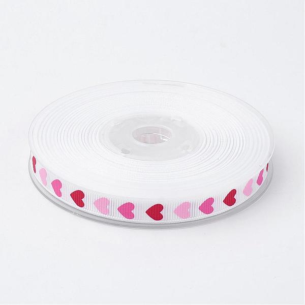 PandaHall Polyester Grosgrain Ribbon, with Heart Printed, White, 3/8 inch(9mm), about 100yards/roll(91.44m/roll) Polyester White
PandaHall Polyester Grosgrain Ribbon, with Heart Printed, White, 3/8 inch(9mm), about 100yards/roll(91.44m/roll) Polyester White