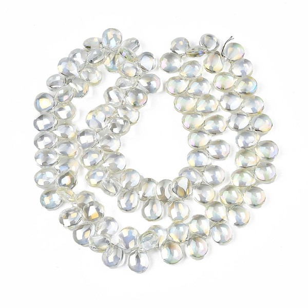 PandaHall Electroplate Glass Beads Strand, Teardrop, Mixed Color, 10x12x5mm, Hole: 0.8mm, about 82~99pcs/strand, 16.93 inch~ 23.23 inch..., Multicolor
PandaHall Electroplate Glass Beads Strand, Teardrop, Mixed Color, 10x12x5mm, Hole: 0.8mm, about 82~99pcs/strand, 16.93 inch~ 23.23 inch..., Multicolor