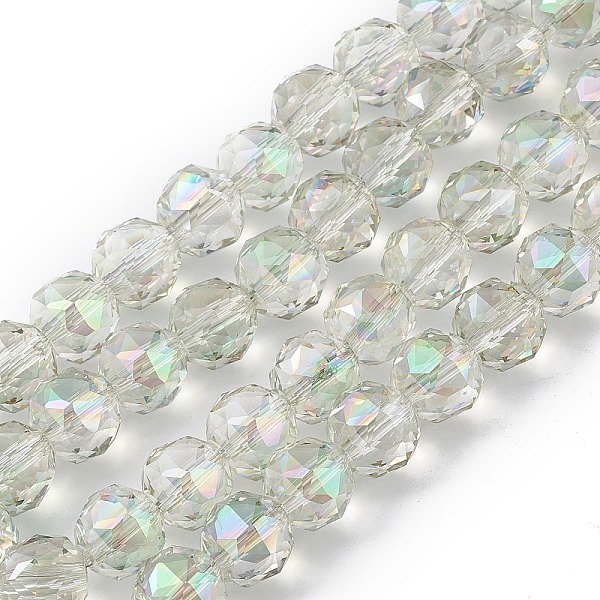 PandaHall Transparent Electroplate Glass Beads Strands, Faceted, Round, Full Rainbow Plated, Dark Sea Green, 9~10x9~9.5mm, Hole: 1.4mm...
PandaHall Transparent Electroplate Glass Beads Strands, Faceted, Round, Full Rainbow Plated, Dark Sea Green, 9~10x9~9.5mm, Hole: 1.4mm...