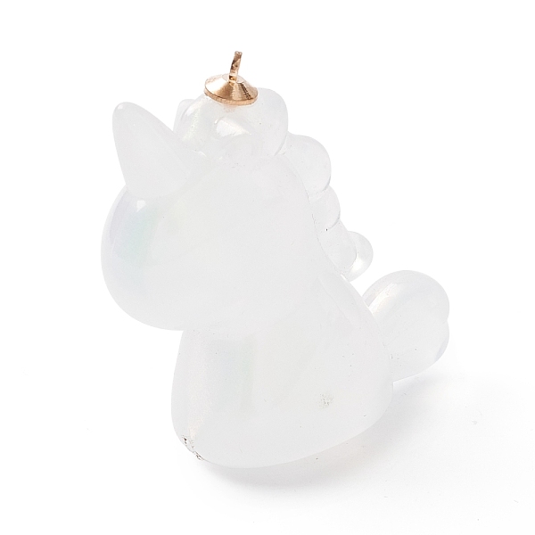 PandaHall Acrylic Pendants, with Alloy Findings, Pearlized, Unicorn, White, 46.5x40x20mm, Hole: 2mm Alloy+Acrylic Unicorn White
PandaHall Acrylic Pendants, with Alloy Findings, Pearlized, Unicorn, White, 46.5x40x20mm, Hole: 2mm Alloy+Acrylic Unicorn White