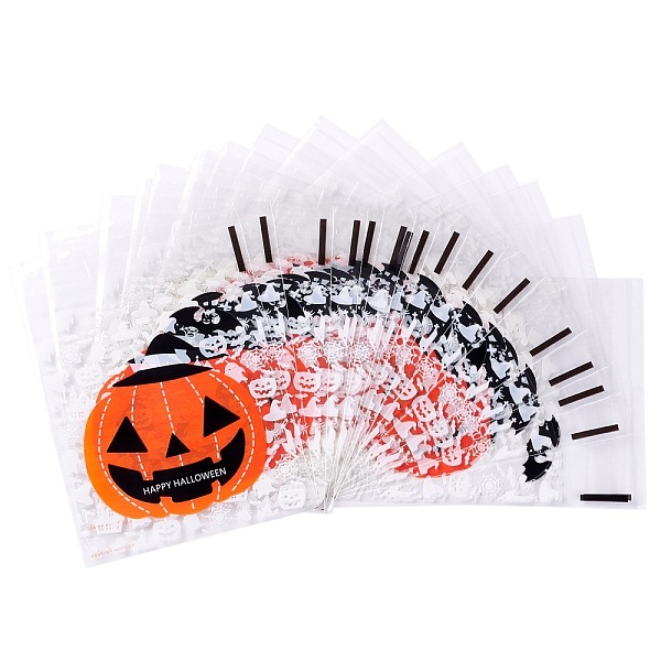 PandaHall Rectangle Plastic Cellophane Bags, for Halloween, White, 13x10cm, Unilateral Thickness: 0.035mm, Inner Measure: 10x10cm, about...
PandaHall Rectangle Plastic Cellophane Bags, for Halloween, White, 13x10cm, Unilateral Thickness: 0.035mm, Inner Measure: 10x10cm, about...