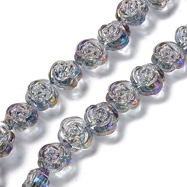 PandaHall Electroplate Glass Beads Strands, Half Rainbow Plated, Rose, Cadet Blue, 12.5x14x9mm, Hole: 1mm, about 55pcs/strand, 25.98''(66cm)...
PandaHall Electroplate Glass Beads Strands, Half Rainbow Plated, Rose, Cadet Blue, 12.5x14x9mm, Hole: 1mm, about 55pcs/strand, 25.98''(66cm)...