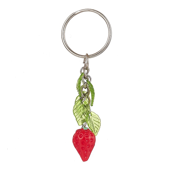 PandaHall Resin Strawberry Pendant Keychain, with Acrylic Leaf Charm and Iron Keychain Ring, Red, 7.5cm Resin Strawberry Red
PandaHall Resin Strawberry Pendant Keychain, with Acrylic Leaf Charm and Iron Keychain Ring, Red, 7.5cm Resin Strawberry Red