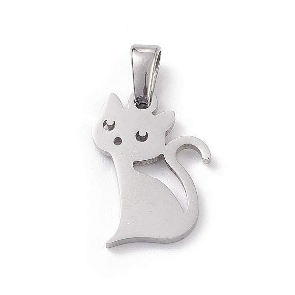 PandaHall 304 Stainless Steel Pendants, Laser Cut, Cat Charms, Stainless Steel Color, 16.5x12x1mm, Hole: 2.5x4.5mm 304 Stainless Steel Cat...
PandaHall 304 Stainless Steel Pendants, Laser Cut, Cat Charms, Stainless Steel Color, 16.5x12x1mm, Hole: 2.5x4.5mm 304 Stainless Steel Cat...