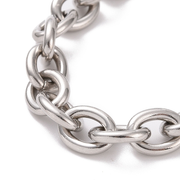 PandaHall 201 Stainless Steel Chunk Cable Chains Bracelet for Men Women, Stainless Steel Color, 8-5/8x1/4 inch(22x0.8cm) 201 Stainless Steel
PandaHall 201 Stainless Steel Chunk Cable Chains Bracelet for Men Women, Stainless Steel Color, 8-5/8x1/4 inch(22x0.8cm) 201 Stainless Steel