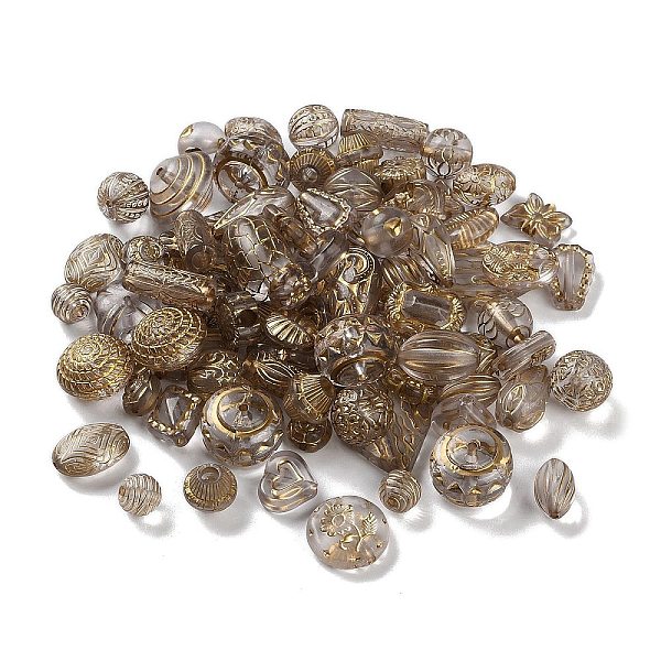 PandaHall Transparent Acrylic Beads, Metal Enlaced, Mixed Shapes, Gray, 7.5~22.5x7.5~21x5.5~13mm, Hole: 1.2~5.5mm, about 485pcs/500g Acrylic...
PandaHall Transparent Acrylic Beads, Metal Enlaced, Mixed Shapes, Gray, 7.5~22.5x7.5~21x5.5~13mm, Hole: 1.2~5.5mm, about 485pcs/500g Acrylic...