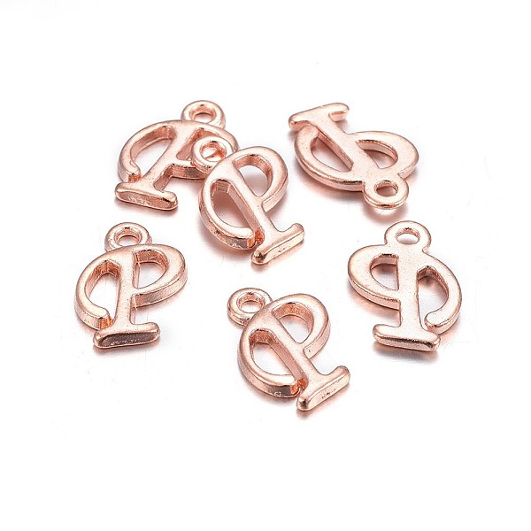 PandaHall Rose Gold Plated Alloy Letter Pendants, Rack Plating, Letter.P, 14x8x2mm, Hole: 1.5mm Alloy Letter P
PandaHall Rose Gold Plated Alloy Letter Pendants, Rack Plating, Letter.P, 14x8x2mm, Hole: 1.5mm Alloy Letter P
