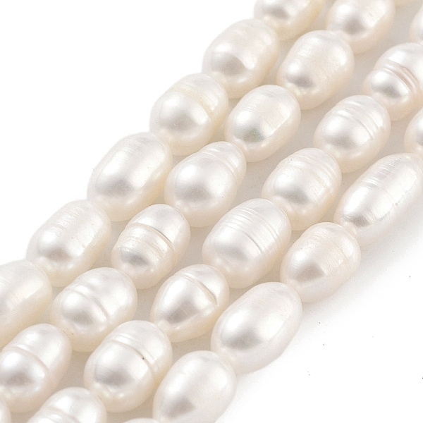 PandaHall Natural Cultured Freshwater Pearl Beads Strands, Rice, Grade A+, White, 6~7mm, Hole: 0.6mm, about 18~20pcs/strand, 6.30''~6.69''...
PandaHall Natural Cultured Freshwater Pearl Beads Strands, Rice, Grade A+, White, 6~7mm, Hole: 0.6mm, about 18~20pcs/strand, 6.30''~6.69''...