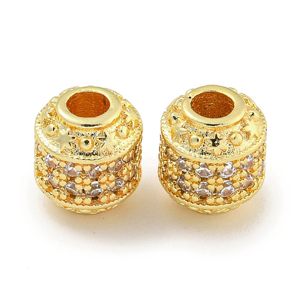 PandaHall Rack Plating Brass Micro Pave Clear Cubic Zirconia Beads, Long-Lasting Plated, Lead Free & Cadmium Free, Column, Real 18K Gold...
PandaHall Rack Plating Brass Micro Pave Clear Cubic Zirconia Beads, Long-Lasting Plated, Lead Free & Cadmium Free, Column, Real 18K Gold...