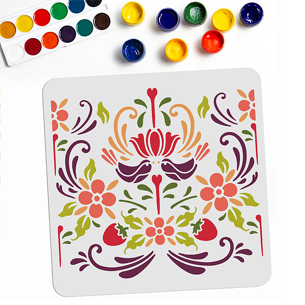 PandaHall MAYJOYDIY Flower Bird Stencils Vintage Floral Stencils 11.8×11.8inch PET Reusable Washable Wall Painting Stencils DIY Art Craft...
PandaHall MAYJOYDIY Flower Bird Stencils Vintage Floral Stencils 11.8×11.8inch PET Reusable Washable Wall Painting Stencils DIY Art Craft...