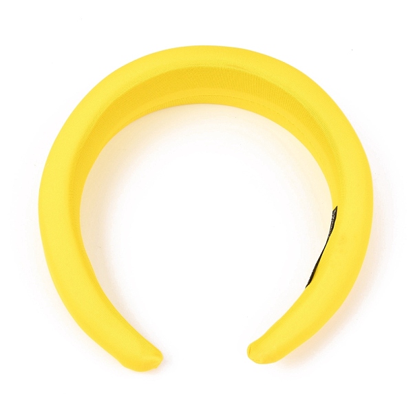PandaHall Polyester Sponge Thick Hairbands, for Women Bezel Hair Accessories, Yellow, 15~40mm, Inner Diameter: 145x120mm Cloth Yellow
PandaHall Polyester Sponge Thick Hairbands, for Women Bezel Hair Accessories, Yellow, 15~40mm, Inner Diameter: 145x120mm Cloth Yellow