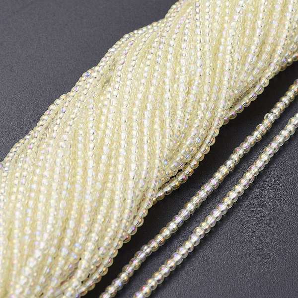 PandaHall Electroplate Glass Beads Strands, Full Rainbow Plated, Round, Champagne Yellow, 2.5mm, Hole: 0.7mm, about 177pcs/Strand, 14.09...
PandaHall Electroplate Glass Beads Strands, Full Rainbow Plated, Round, Champagne Yellow, 2.5mm, Hole: 0.7mm, about 177pcs/Strand, 14.09...