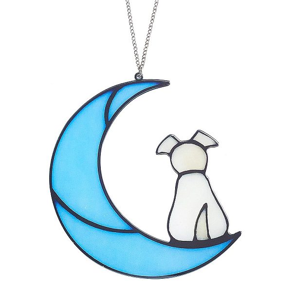 PandaHall GORGECRAFT Dog and Moon Window Hanging Dog Suncatchers Hanging Ornament for Window Home Garden Decoration, Gifts for Dog Lover...
PandaHall GORGECRAFT Dog and Moon Window Hanging Dog Suncatchers Hanging Ornament for Window Home Garden Decoration, Gifts for Dog Lover...