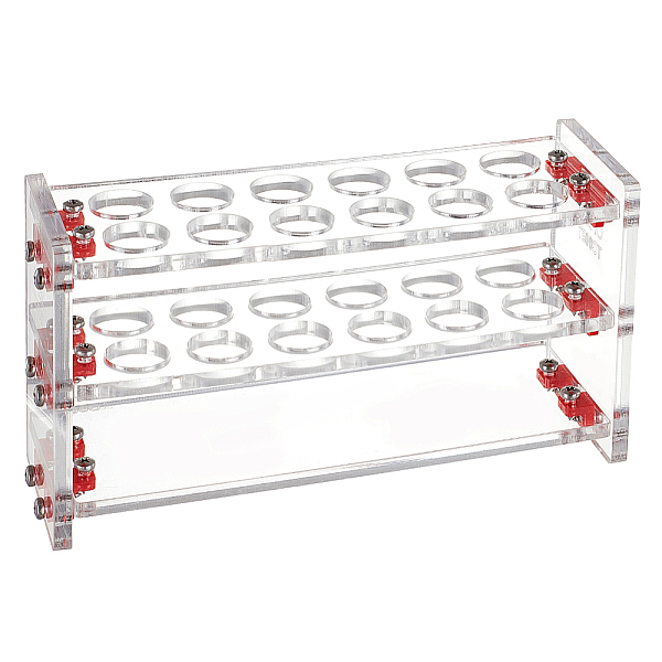 PandaHall 12-Hole 10ML Acrylic Display Stands, Colorimetric Test Tube Display Stands, Lab Supplies, Rectangle, Clear, 150x50x80mm Acrylic...
PandaHall 12-Hole 10ML Acrylic Display Stands, Colorimetric Test Tube Display Stands, Lab Supplies, Rectangle, Clear, 150x50x80mm Acrylic...
