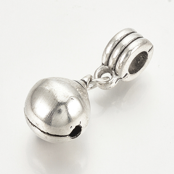 PandaHall Alloy European Dangle Charms, Large Hole Pendants, Bell, Antique Silver, 30mm, Hole: 4.5mm, Bell: 15x11.5mm Alloy Bell
PandaHall Alloy European Dangle Charms, Large Hole Pendants, Bell, Antique Silver, 30mm, Hole: 4.5mm, Bell: 15x11.5mm Alloy Bell