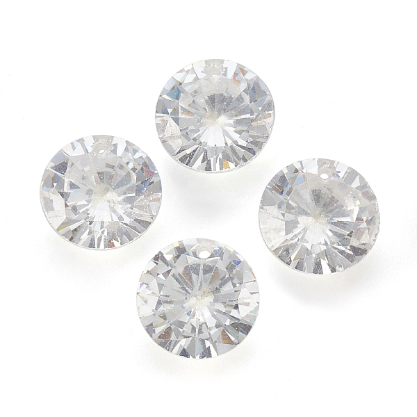 PandaHall Cubic Zirconia Pointed Back Pendants, Faceted, Flat Round, Clear, 6mm, Hole: 1mm Cubic Zirconia Flat Round Clear
PandaHall Cubic Zirconia Pointed Back Pendants, Faceted, Flat Round, Clear, 6mm, Hole: 1mm Cubic Zirconia Flat Round Clear