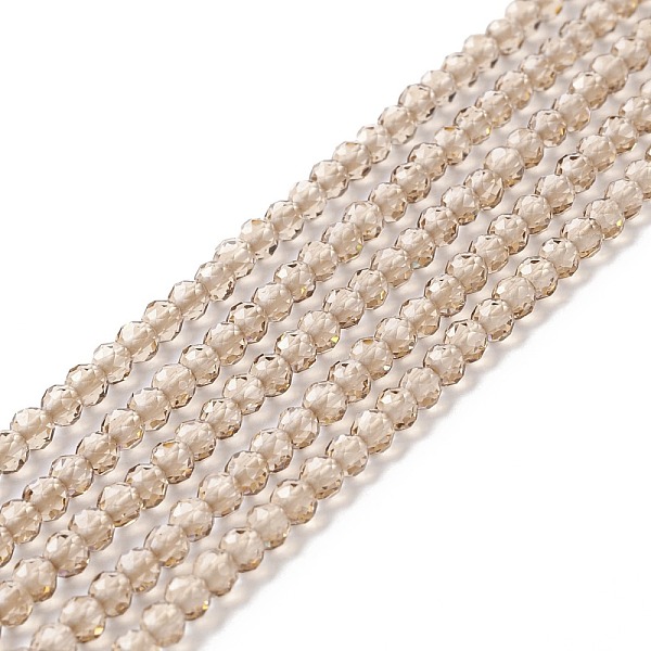 PandaHall Transparent Glass Beads Strands, Faceted, Round, Tan, 3mm, Hole: 0.8mm, about 127~139pcs/strand, 14.09~14.53 inch(35.8~36.9cm)..., Orange
PandaHall Transparent Glass Beads Strands, Faceted, Round, Tan, 3mm, Hole: 0.8mm, about 127~139pcs/strand, 14.09~14.53 inch(35.8~36.9cm)..., Orange