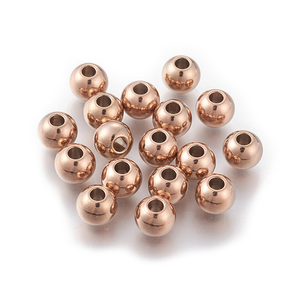 PandaHall Ion Plating(IP) 304 Stainless Steel Spacer Beads, Round, Rose Gold, 3mm, Hole: 1mm 304 Stainless Steel Round
PandaHall Ion Plating(IP) 304 Stainless Steel Spacer Beads, Round, Rose Gold, 3mm, Hole: 1mm 304 Stainless Steel Round