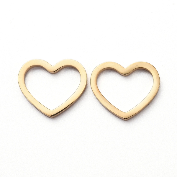 PandaHall Vacuum Plating 304 Stainless Steel Linking Rings for Jewelry Making, Manual Polishing, Heart, Golden, 11.5x13.5x1.5mm, Inner...
PandaHall Vacuum Plating 304 Stainless Steel Linking Rings for Jewelry Making, Manual Polishing, Heart, Golden, 11.5x13.5x1.5mm, Inner...