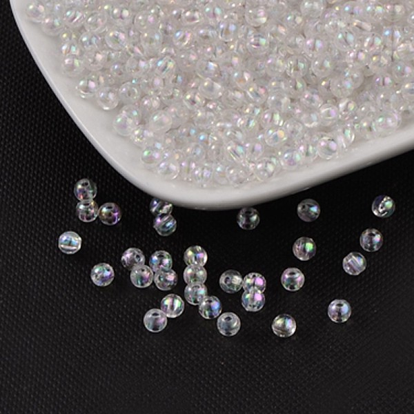 PandaHall Eco-Friendly Transparent Acrylic Beads, Round, AB Color, Clear AB, 4mm, Hole: 1.5mm, about 1700pcs/50g Acrylic Round White
PandaHall Eco-Friendly Transparent Acrylic Beads, Round, AB Color, Clear AB, 4mm, Hole: 1.5mm, about 1700pcs/50g Acrylic Round White