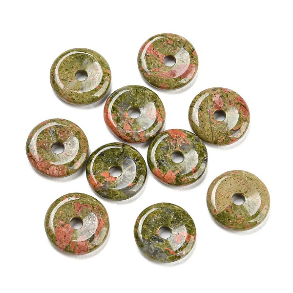 PandaHall Natural Unakite China Safety Buckle Pendants, 15~16x3~4mm, Hole: 3mm Unakite Donut
PandaHall Natural Unakite China Safety Buckle Pendants, 15~16x3~4mm, Hole: 3mm Unakite Donut
