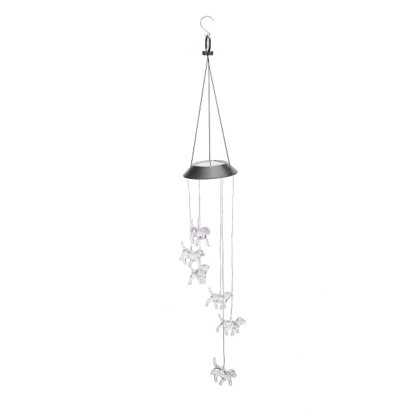 PandaHall LED Solar Powered Dog Wind Chime, Waterproof, with Resin and Iron Findings, for Outdoor, Garden, Yard, Festival Decoration, Clear...
PandaHall LED Solar Powered Dog Wind Chime, Waterproof, with Resin and Iron Findings, for Outdoor, Garden, Yard, Festival Decoration, Clear...