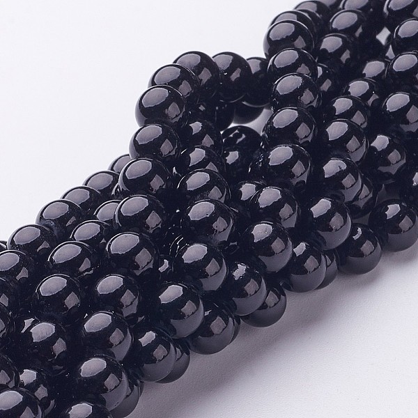 PandaHall Natural Mashan Jade Round Beads Strands, Dyed, Black, 6mm, Hole: 1mm, about 69pcs/strand, 15.7 inch Mashan Jade Round Black
PandaHall Natural Mashan Jade Round Beads Strands, Dyed, Black, 6mm, Hole: 1mm, about 69pcs/strand, 15.7 inch Mashan Jade Round Black