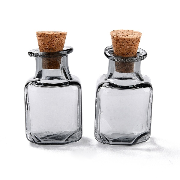 PandaHall Square Glass Cork Bottles Ornament, Glass Empty Wishing Bottles, DIY Vials for Pendant Decorations, Dark Gray, 1.4x1.4x2.3cm Glass...
PandaHall Square Glass Cork Bottles Ornament, Glass Empty Wishing Bottles, DIY Vials for Pendant Decorations, Dark Gray, 1.4x1.4x2.3cm Glass...