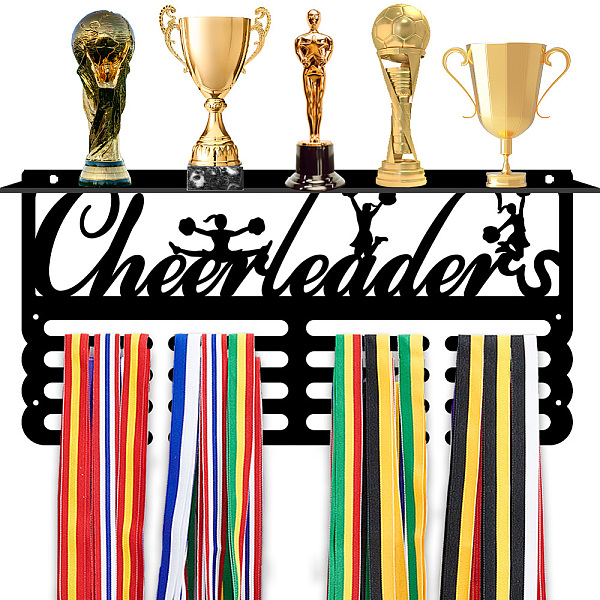 PandaHall Iron Medal Holder & Tray, Medal Display Hanger Rack, Medal Holder Frame, with Screw, Word, 100x380x10mm & 200x400mm, Hole: 3mm..., Black
PandaHall Iron Medal Holder & Tray, Medal Display Hanger Rack, Medal Holder Frame, with Screw, Word, 100x380x10mm & 200x400mm, Hole: 3mm..., Black