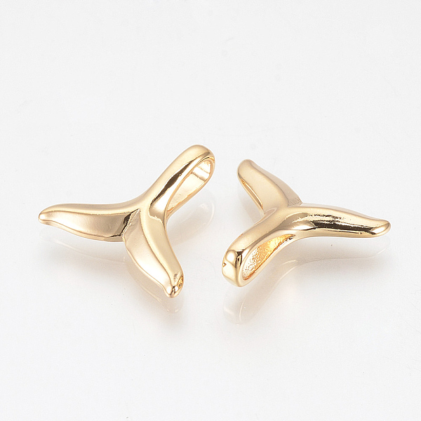 PandaHall Brass Charms, Nickel Free, Real 18K Gold Plated, Whale Tail Shape, 13.5x15x4.5mm, Hole: 2mm Brass Fish
PandaHall Brass Charms, Nickel Free, Real 18K Gold Plated, Whale Tail Shape, 13.5x15x4.5mm, Hole: 2mm Brass Fish