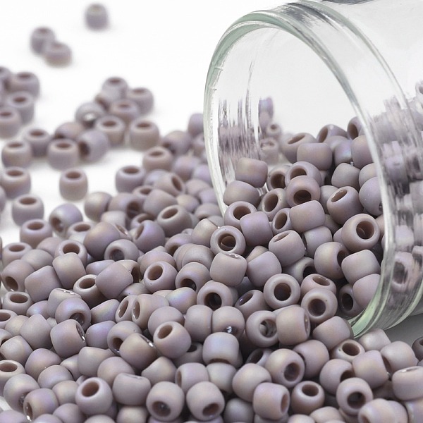 PandaHall TOHO Round Seed Beads, Japanese Seed Beads, (412F) Purple Opaque Rainbow Matte, 8/0, 3mm, Hole: 1mm, about 1110pcs/50g Glass...
PandaHall TOHO Round Seed Beads, Japanese Seed Beads, (412F) Purple Opaque Rainbow Matte, 8/0, 3mm, Hole: 1mm, about 1110pcs/50g Glass...