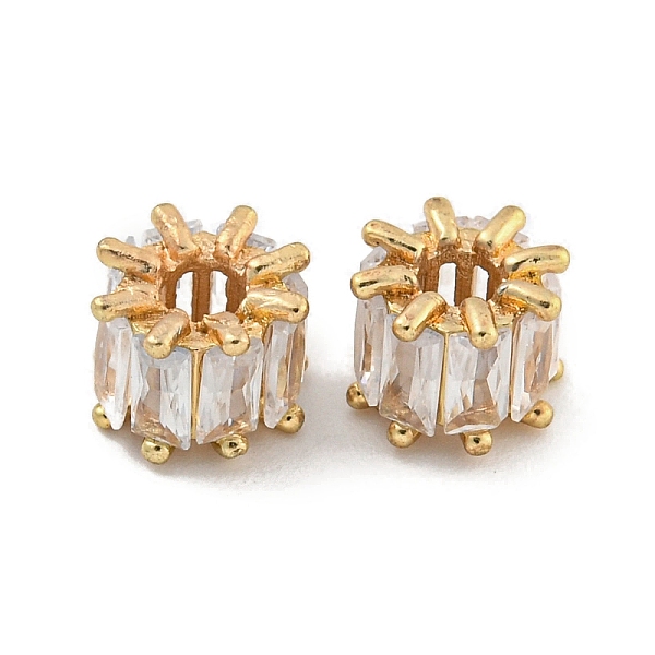 PandaHall Rack Plating Brass Micro Pave Pink Cubic Zirconia European Beads, Long-Lasting Plated, Lead Free & Cadmium Free, Column, Real 14K..., Clear
PandaHall Rack Plating Brass Micro Pave Pink Cubic Zirconia European Beads, Long-Lasting Plated, Lead Free & Cadmium Free, Column, Real 14K..., Clear