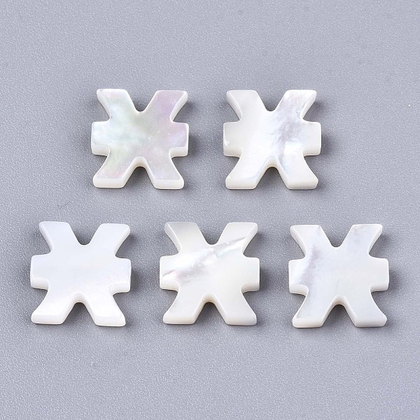 PandaHall Natural White Shell Beads, Mother of Pearl Shell Beads, Top Drilled Beads, Constellation/Zodiac Sign, Pisces, 11.5x11x2.5mm, Hole...
PandaHall Natural White Shell Beads, Mother of Pearl Shell Beads, Top Drilled Beads, Constellation/Zodiac Sign, Pisces, 11.5x11x2.5mm, Hole...