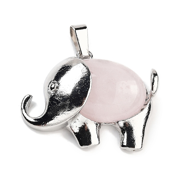PandaHall Natural Rose Quartz Pendants, Elephant Charms with Alloy Findings, Platinum, 29x37~37.5x9.5~10mm, Hole: 3x9mm Rose Quartz Elephant
PandaHall Natural Rose Quartz Pendants, Elephant Charms with Alloy Findings, Platinum, 29x37~37.5x9.5~10mm, Hole: 3x9mm Rose Quartz Elephant