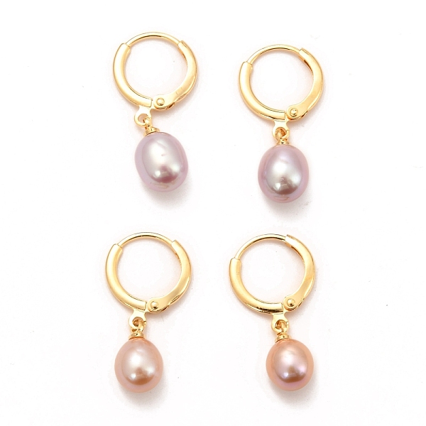 PandaHall Brass Hoop Earrings, with Natural Pearl, Long-Lasting Plated, Mixed Color, 28mm, Pin: 0.8mm Pearl Rice Multicolor
PandaHall Brass Hoop Earrings, with Natural Pearl, Long-Lasting Plated, Mixed Color, 28mm, Pin: 0.8mm Pearl Rice Multicolor
