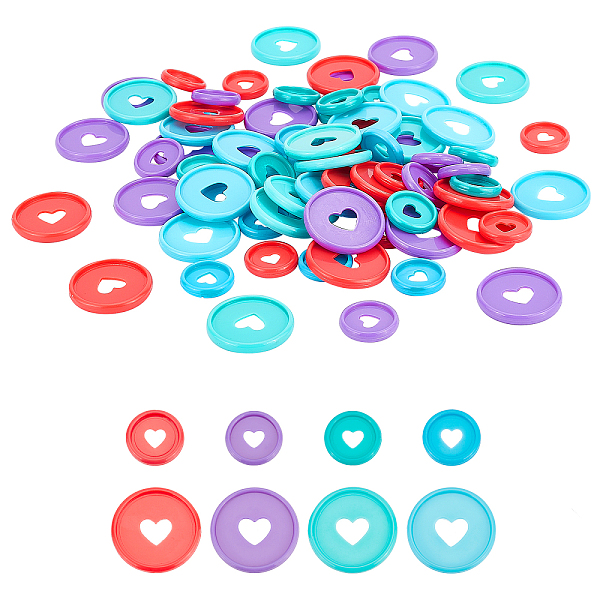 PandaHall 80pcs Round Book Binder Discs, 4 Colors Plastic Discbound Discs Loose Leaf Ring Discs with Heart Hole Small Expansion Discs for..., Multicolor
PandaHall 80pcs Round Book Binder Discs, 4 Colors Plastic Discbound Discs Loose Leaf Ring Discs with Heart Hole Small Expansion Discs for..., Multicolor